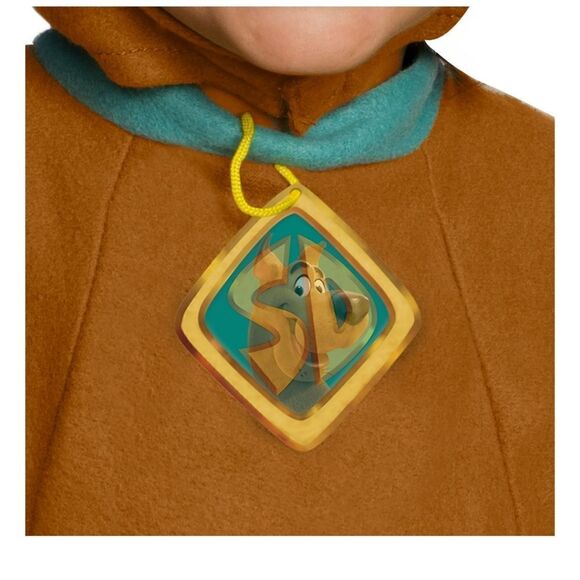 Nwt Scooby-Doo Toddler Costume For Boys or girls With Holographic Dog Tag - Picture 7 of 9